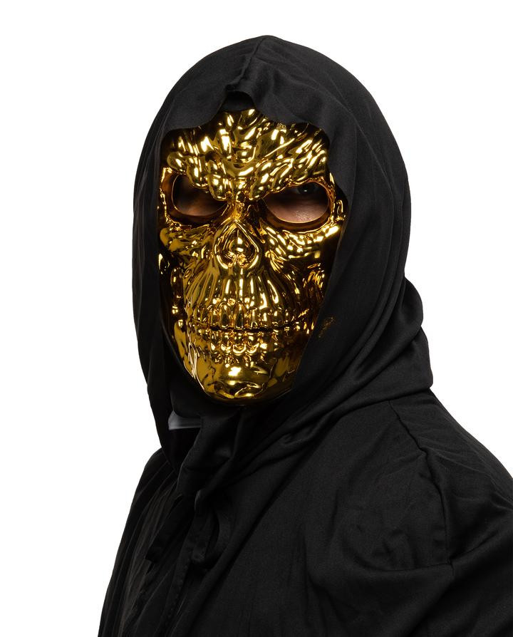Maska Halloween "Złota Czacha"