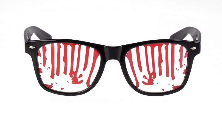 Okulary na Halloween "Seryjnego Mordercy"