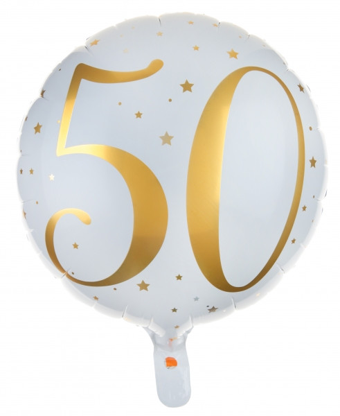 Balon foliowy 50 urodziny / 45 cm