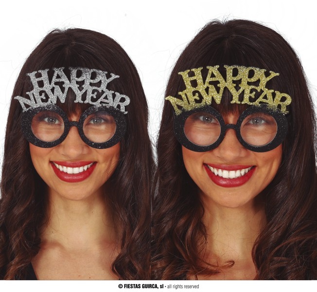 Okulary "Happy New Year", mix kolorów