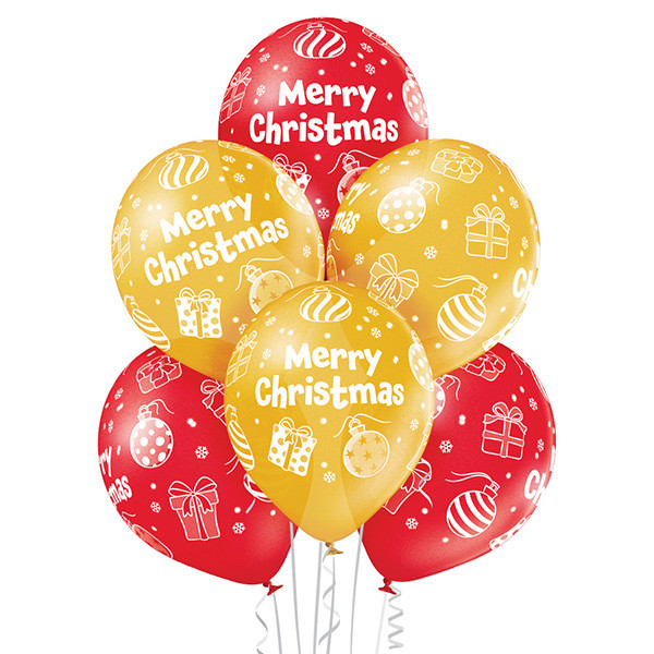 Balony lateksowe "Merry Christmas" / 5000390