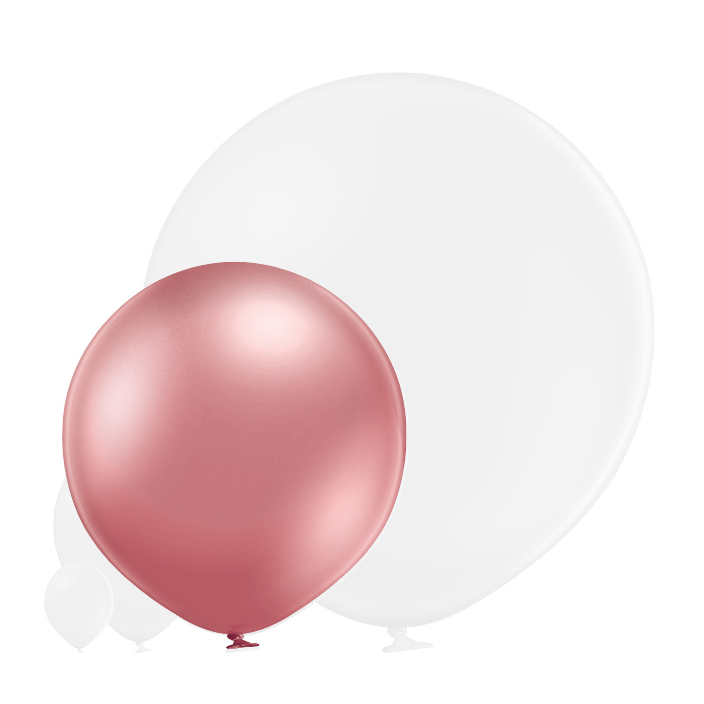 Balony lateksowe 24" Glossy - różowe