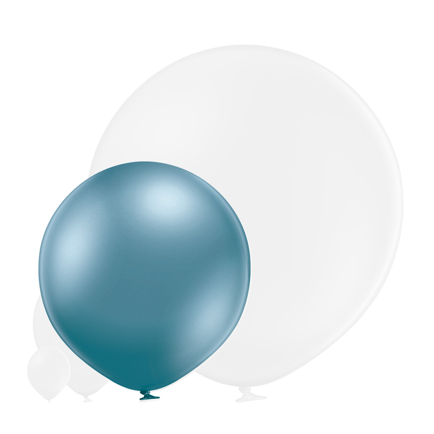 Balony lateksowe 24" Glossy - niebieskie
