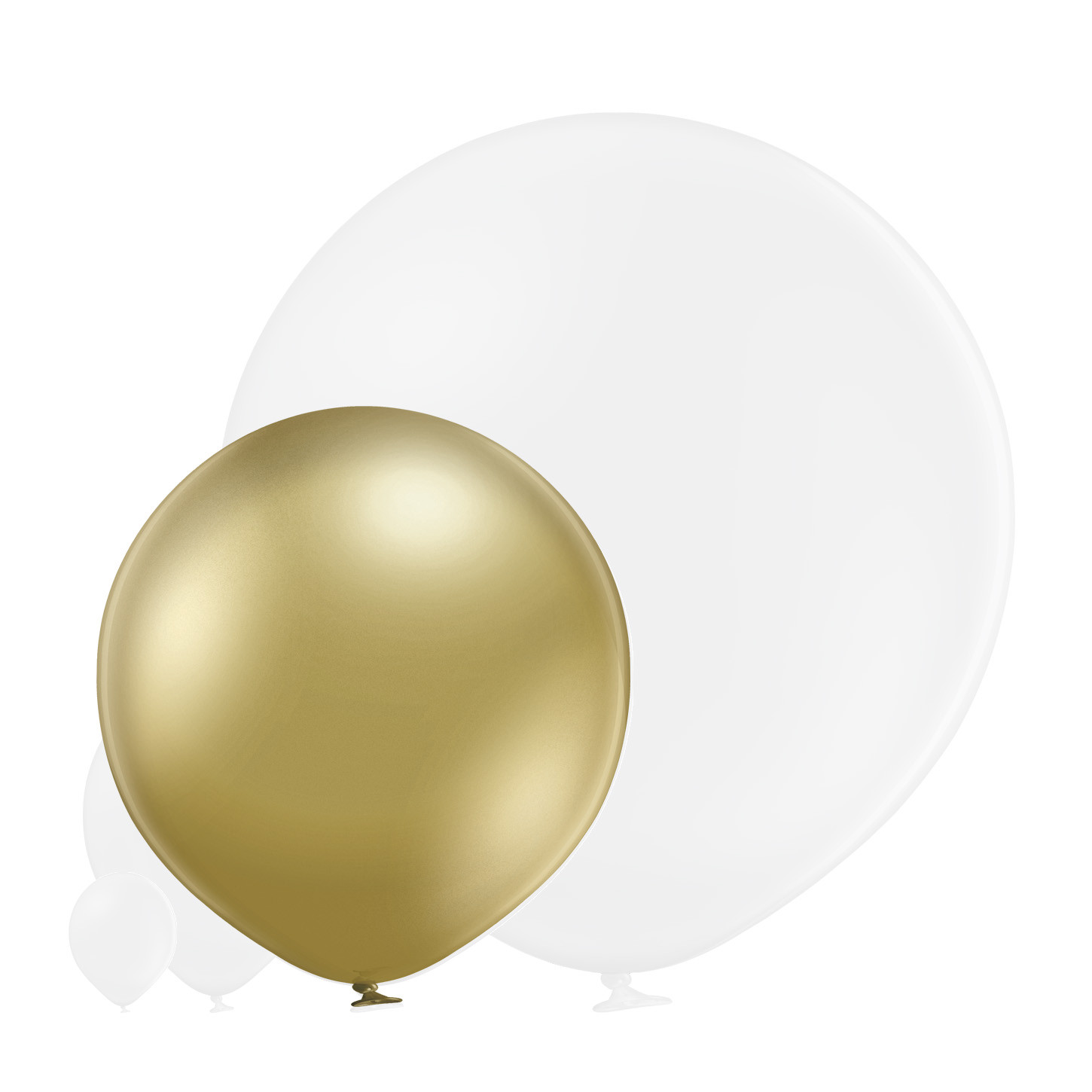 Balony lateksowe 24" Glossy - złote