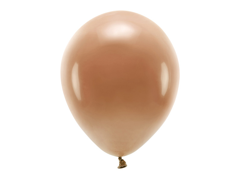 Balony Eco 30cm pastelowe, czekoladowy brąz
