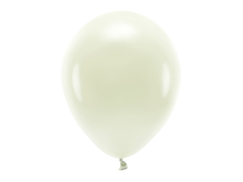 Balony Eco 30cm pastelowe, kremowe