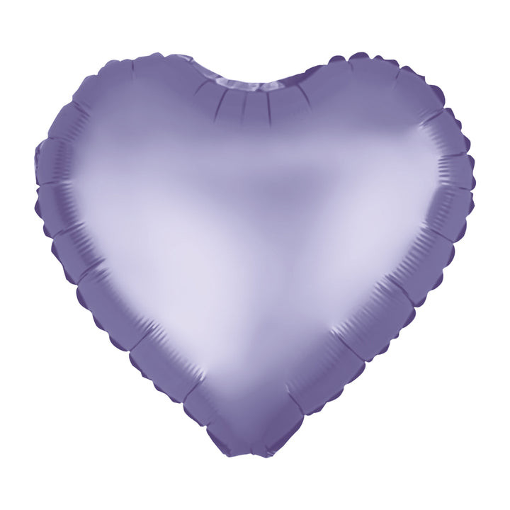 Balon foliowy Serce matowe fioletowe 18"