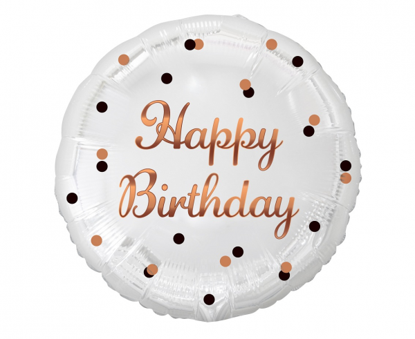 Balon foliowy "Happy Birthday"