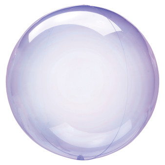Balon foliowy Kula "Clearz" Crystal Purple / 40x40 cm