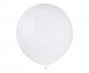 Balony lateksowe 19" białe / 48 cm