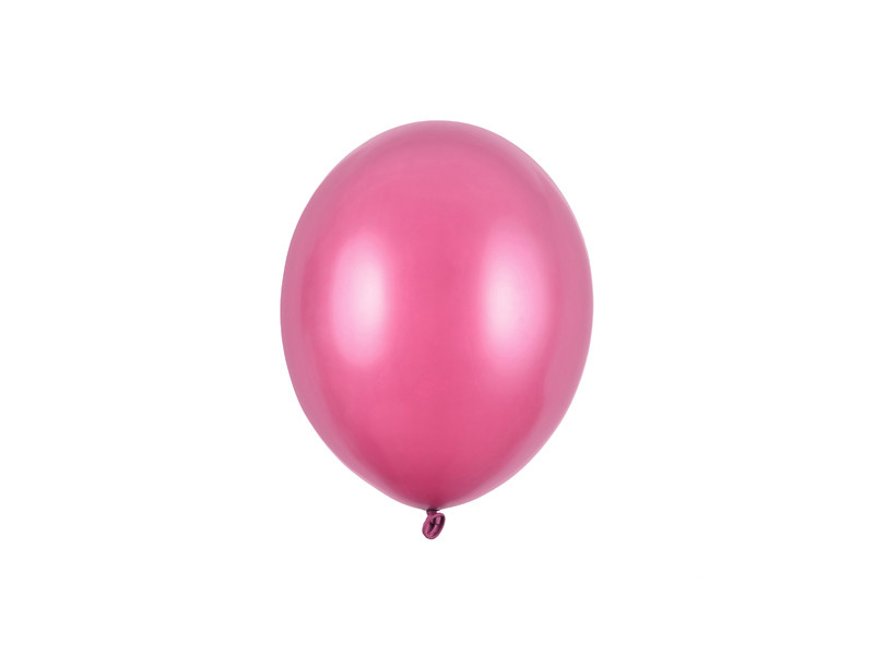 Balony lateksowe metalizowane 5" Metallic Hot Pink / 100 szt