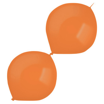Balony lateksowe E-Link "Decorator" Metallic Tangerine / 12"-30 cm