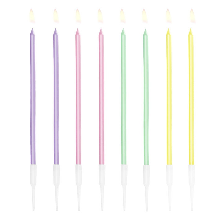 Świeczki urodzinowe, mix kolorów