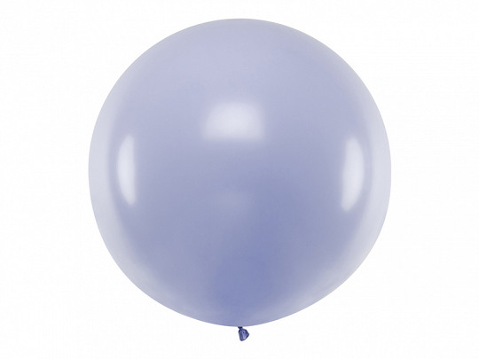Balon lateksowy OLBO Pastel Light Lillac/ średnica 1 m