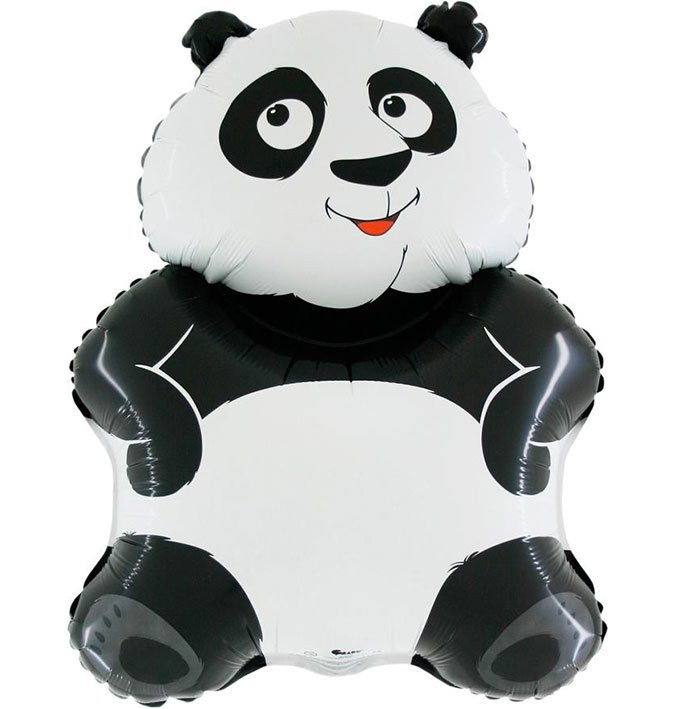 Balon foliowy Panda / 81 cm
