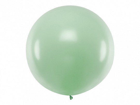 Balon lateksowy OLBO Pastel Pistachio / średnica 1 m