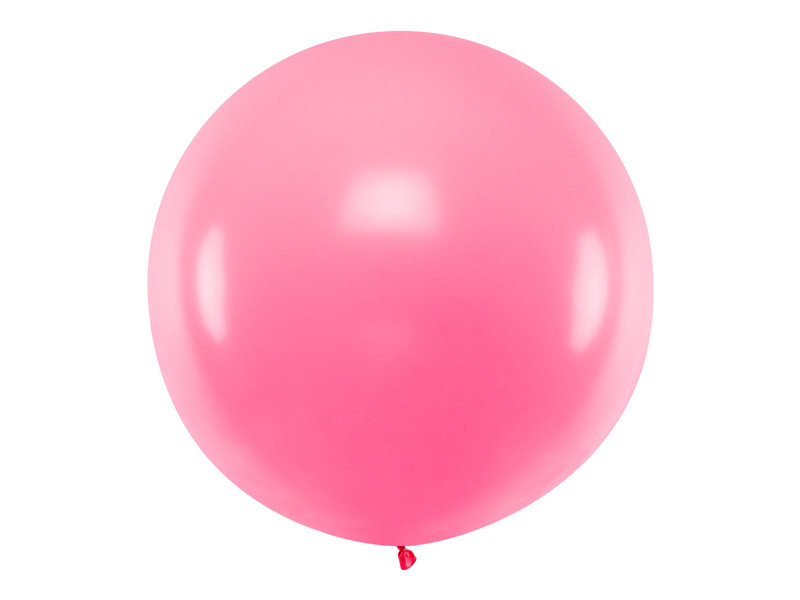 Balon lateksowy OLBO Pastel Pink / średnica 1 m