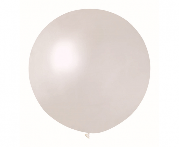 Balon GM220, kula metalik 0.65m - perłowa