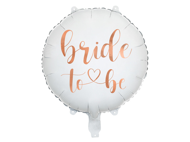 Balon foliowy "Bride to be" / 45 cm