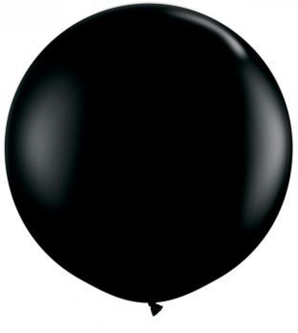 Balon lateksowy QL czarny 36"
