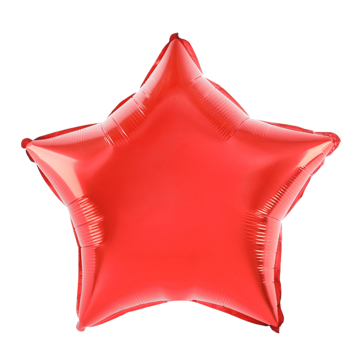 Balon foliowy 18" Gwiazda czerwona / 45 cm
