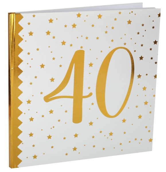 Księga gości na 40 urodziny