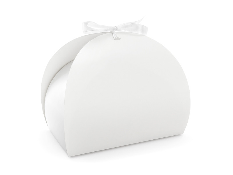 Białe pudełka na ciasto / 16,5x14x9.5 cm