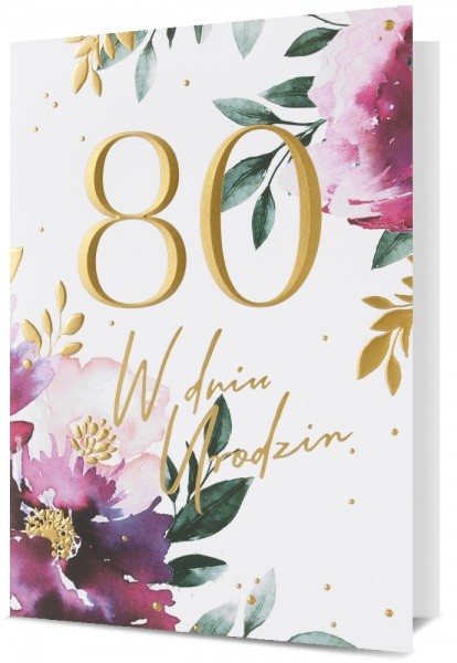 Kartka "Twoje 80 urodziny"