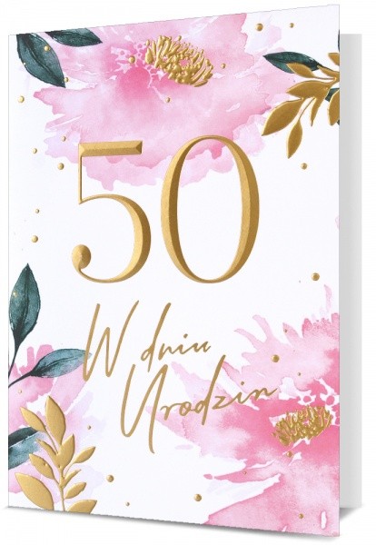 Kartka "Twoje 50 urodziny"