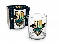 Szklanka do whiskey na 30 urodziny