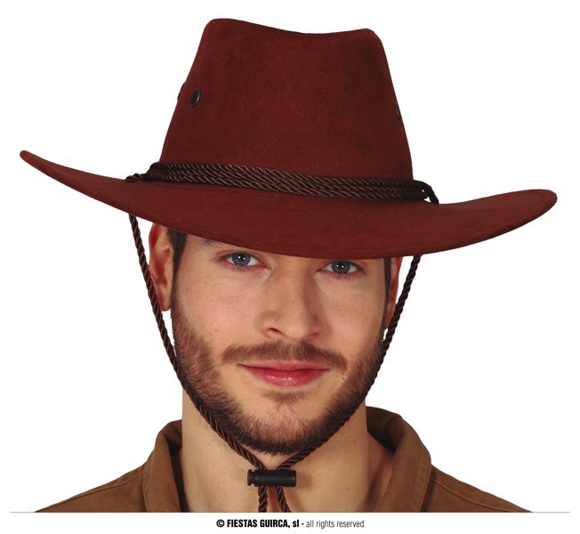 Brązowy kapelusz Kowbojski