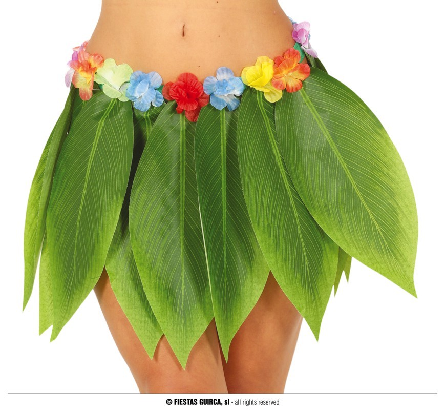 Spódnica hawajska liście