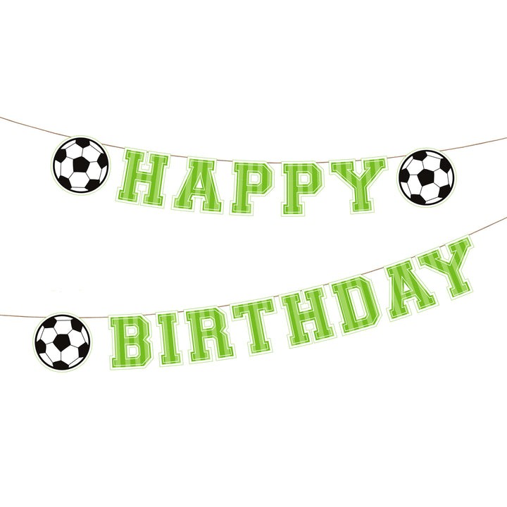 Girlanda Happy Birthday Football