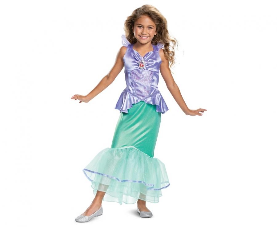 Strój syrenka Ariel Deluxe - The Little Mermaid Princess / rozm. 7-8 lat