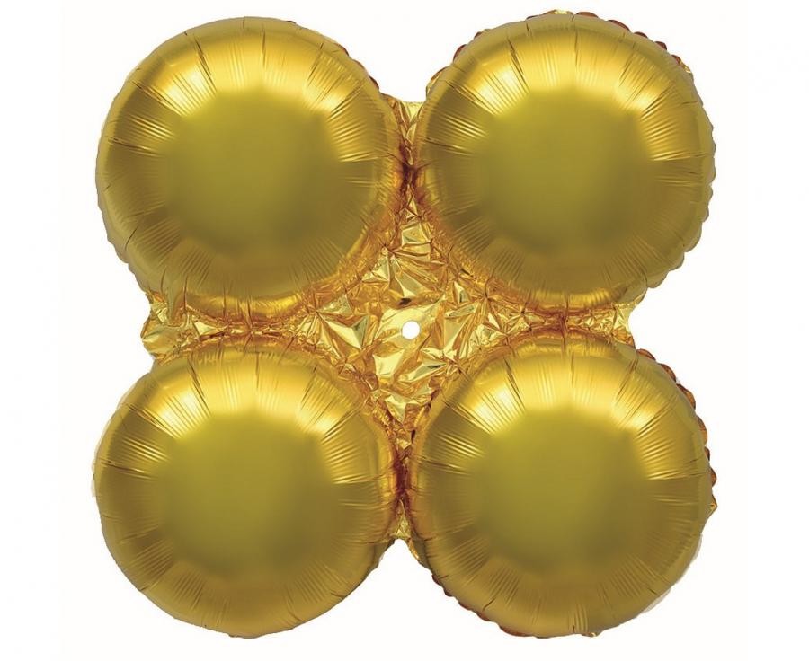 Balon foliowy 22" FX – Złota podstawa do balonów pompowanych powietrzem