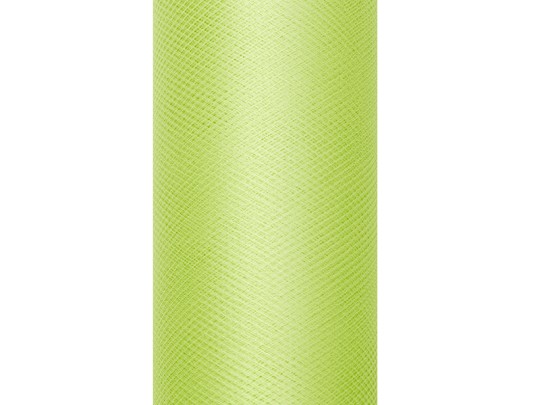 Tiul gładki, jasny zielony / 0,30 x 9m
