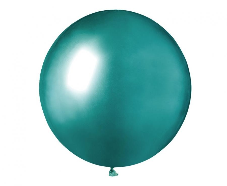 Balony lateksowe 19" Shiny zielone / 48 cm