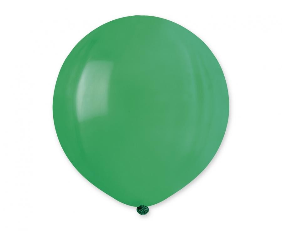 Balony lateksowe 19" zielone / 48 cm