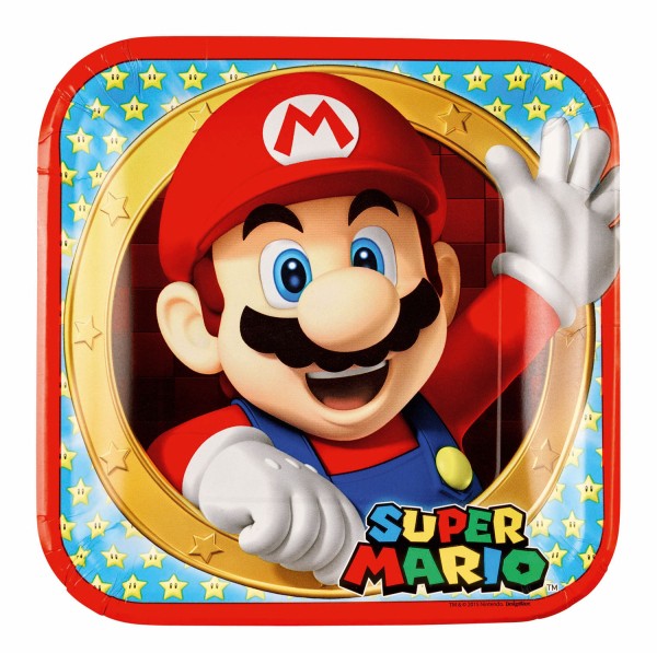 Talerzyki Super Mario / 23 cm