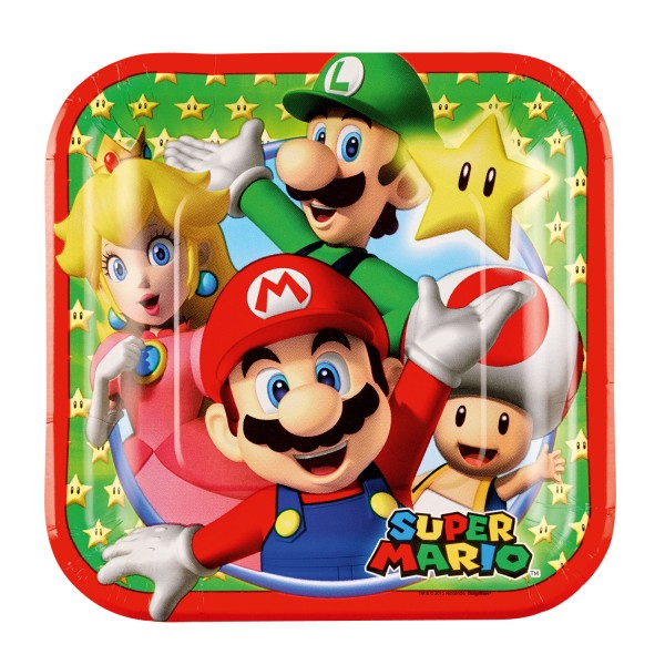 Talerzyki Super Mario / 18 cm