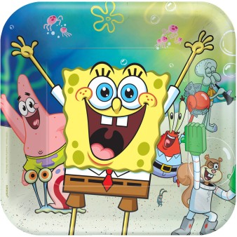 Talerzyki "SpongeBob" / 23x23 cm