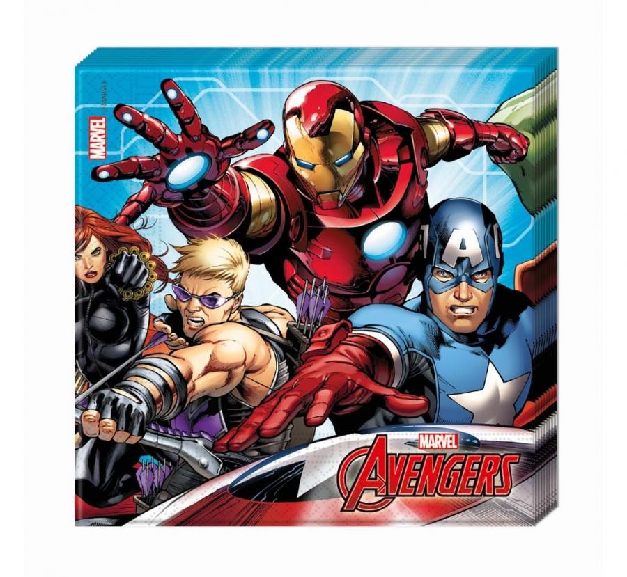 Serwetki "Avengers" / 33x33 cm