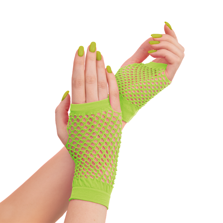 Neonowe rękawiczki / 26 cm