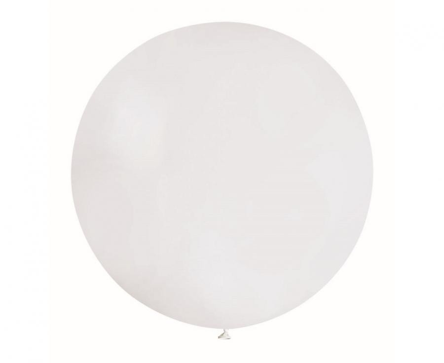 Balon G220 Kula biała pastel / 0,75 cm