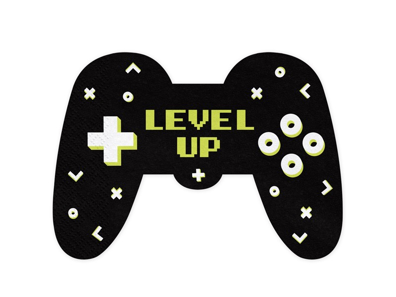 Serwetki Gamepad Level Up / 11,5x16 cm
