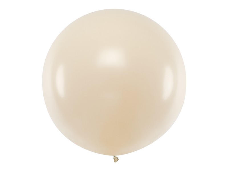 Balon lateksowy OLBO Pastel Nude / średnica 1 m