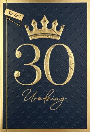 Kartka urodzinowa "30 urodziny"