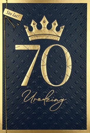Kartka urodzinowa "70 urodziny"